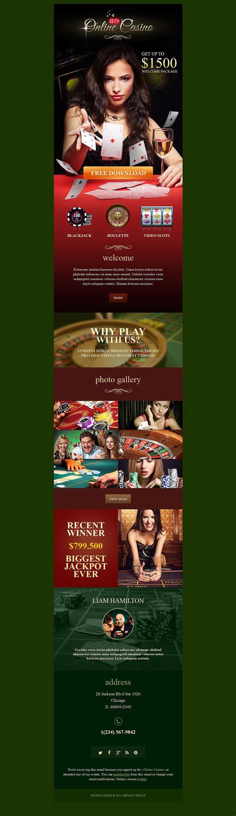 online casino newsletter